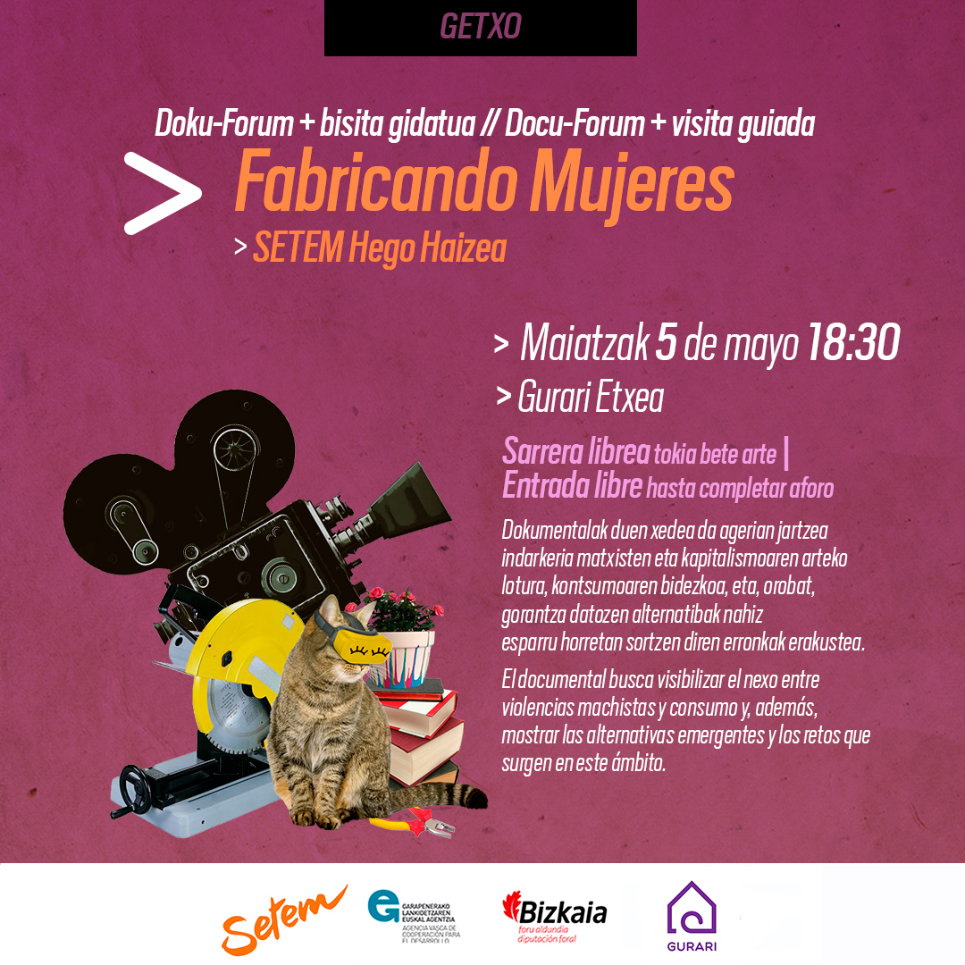 Proyección de un documental sobre violencias machistas y consumo en Gurari