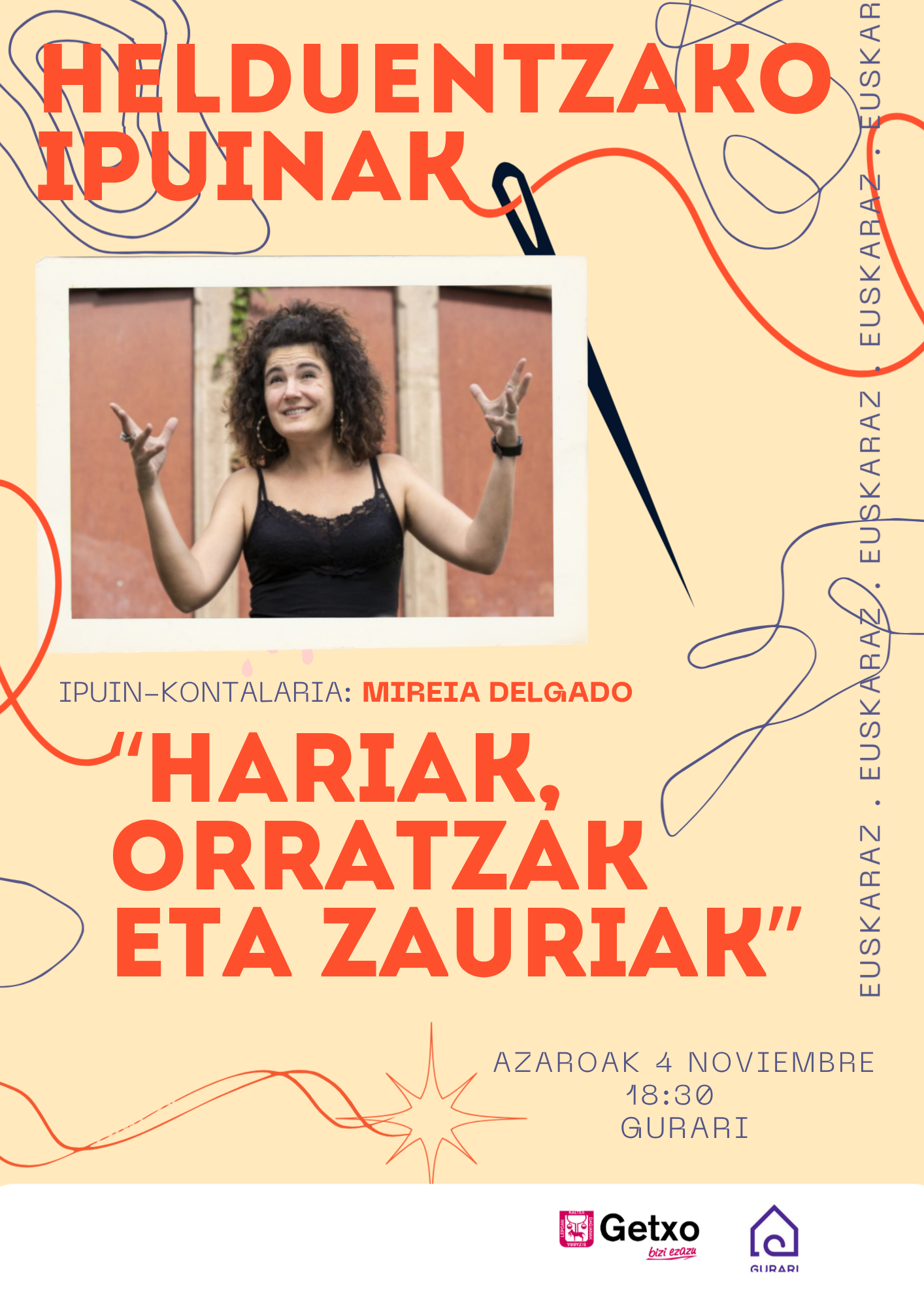 Helduentzako ipuinak: Hariak, orratzak eta Zauriak (Euskaraz)