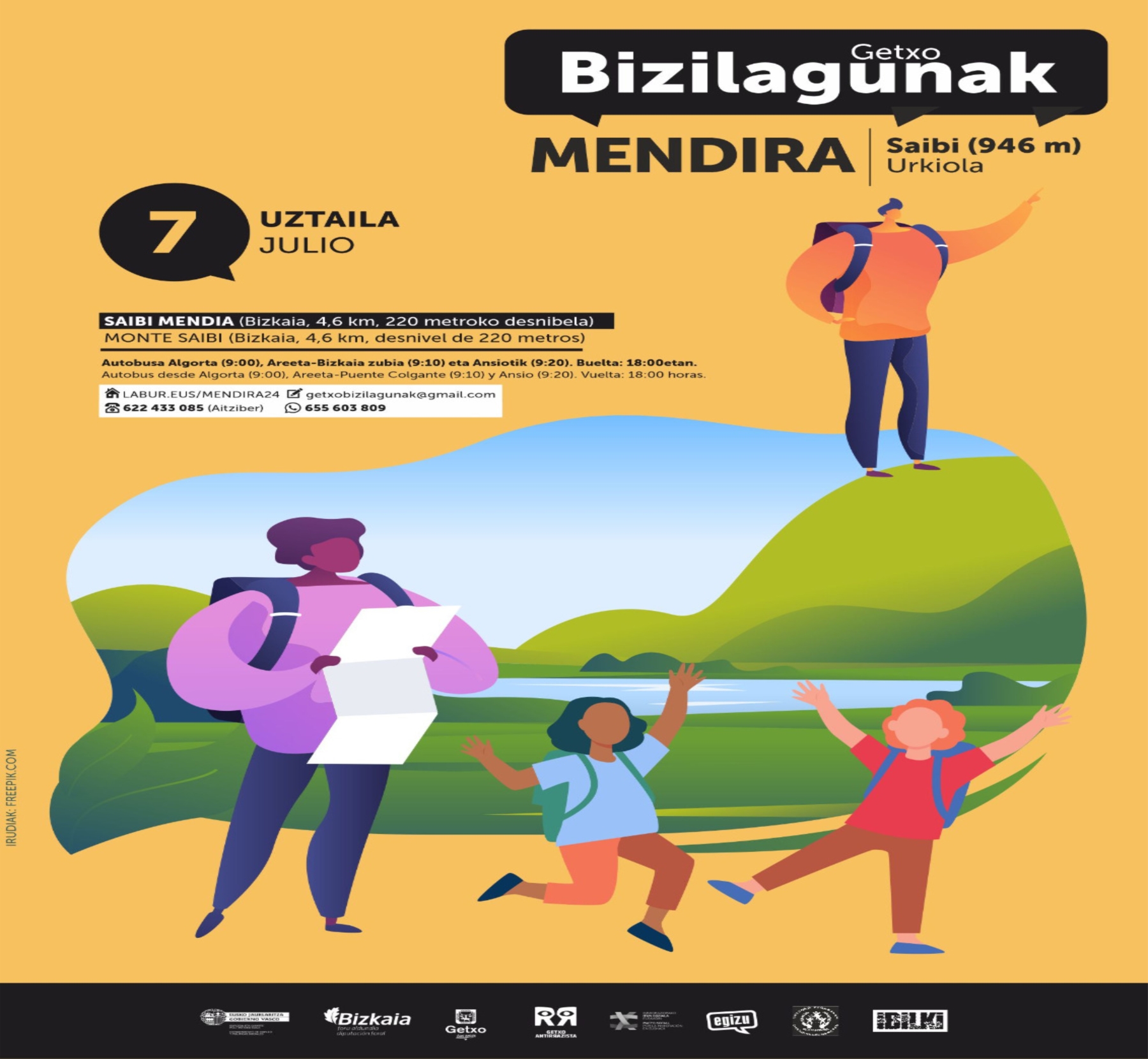 Bizilagunak Getxo:Monte Saibigain 