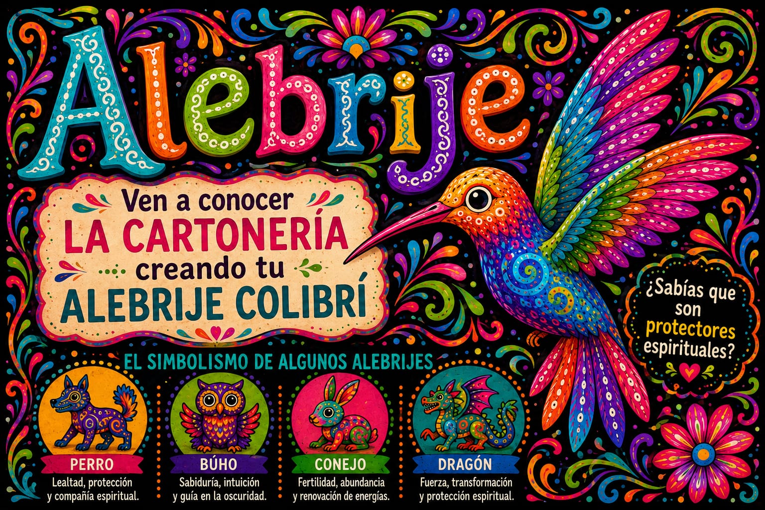 GetxoaktibaTU! Taller: Cartonería Mexicana (Crea tu propio alebrije y descubre su historia y significado).