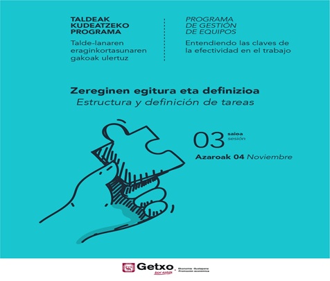 Programa de gestión de equipos: Sesión 3: Estructura y definición de tareas